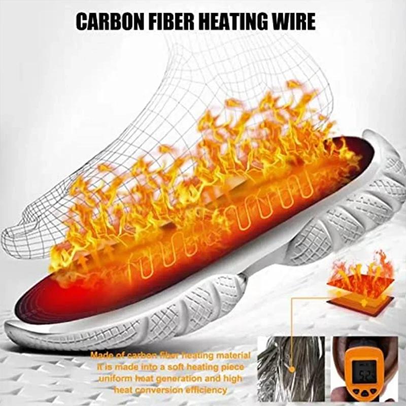 Winter Outdoor Sports Heating Insole Winter Warm USB Heated Insoles Shoe Electric Foot Warming Pad Feet Warmer Sock Pad Mat