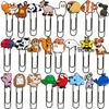 Small Animal Cartoon PVC Paper Clip Bookmark Spinner - Cute DIY Office Decoration