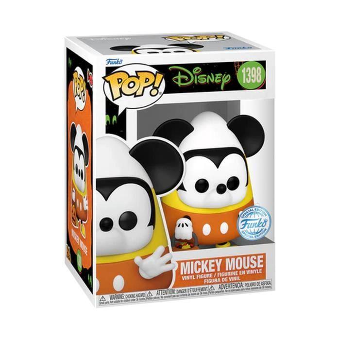 Figurine POP - FUNKO - Mickey Bonbon de Maïs - 10 cm - Jaune - Exclusif Halloween
