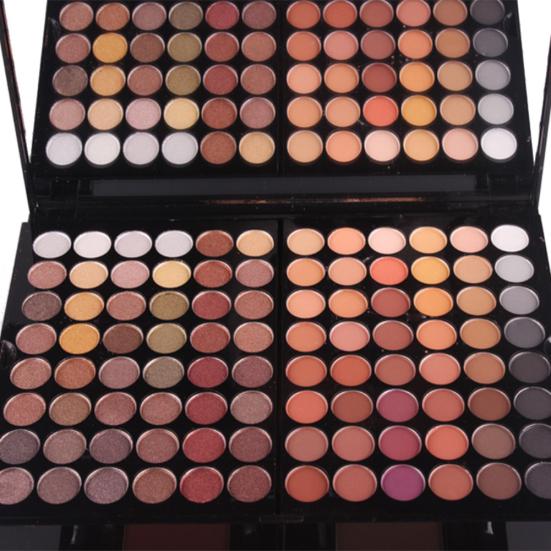 180 Colors Piano Eyeshadow Palette Brush Blusher Pressed Powder Eye Makeup Set