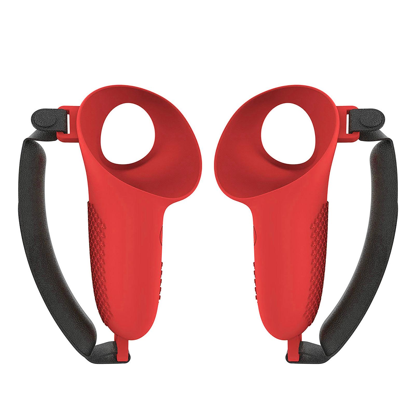 

Soft Protective Cover TPU Case with Adjustable Strap for Meta Quest 3 Gaming Touch Controller Handle VR Accessories