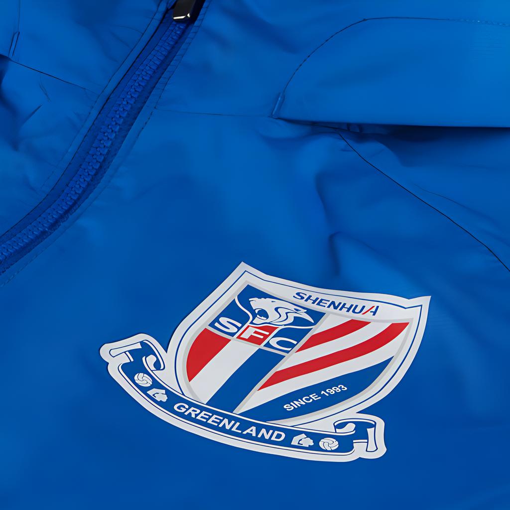 Nike Logo Print Stand Collar Jacket Men Jackets Blue CT6657-480