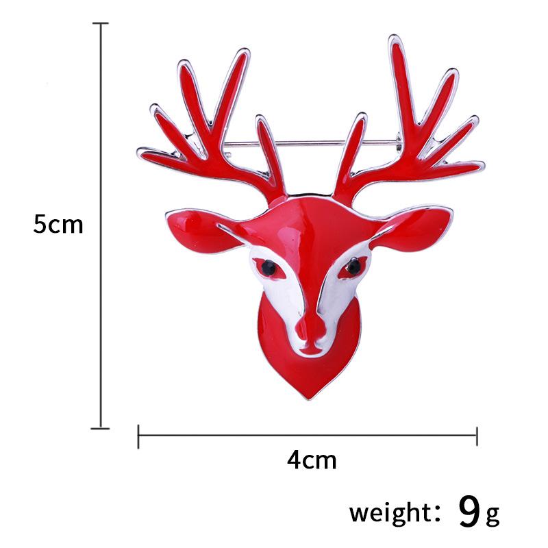 Weihnachtsbroschen Set Baum Weihnachtsmann Schneemann Schlittenglocke Stiefel Anstecknadel für Weihnachts-Pullover Dekoration Körperaccessoires