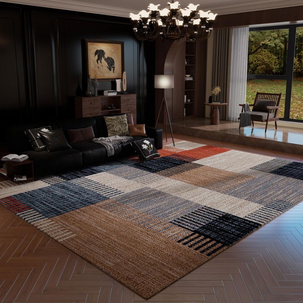 French Vintage Luxury Rug Aesthetic Rug, Suitable for Living Room Sofas, Coffee Tables, and Bedrooms Bathroom
