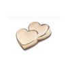 Crocs Gold Heart Zibbitz Charm 10009601