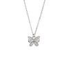Flash Diamond Butterfly Necklace Women's Light Luxury Niche Temperament Collarbone Chain Year Item Jewelry