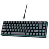 Russian English Dual Language Keyboard 68-Key RGB Backlit Gaming Mechanical Keyboard for Gaming