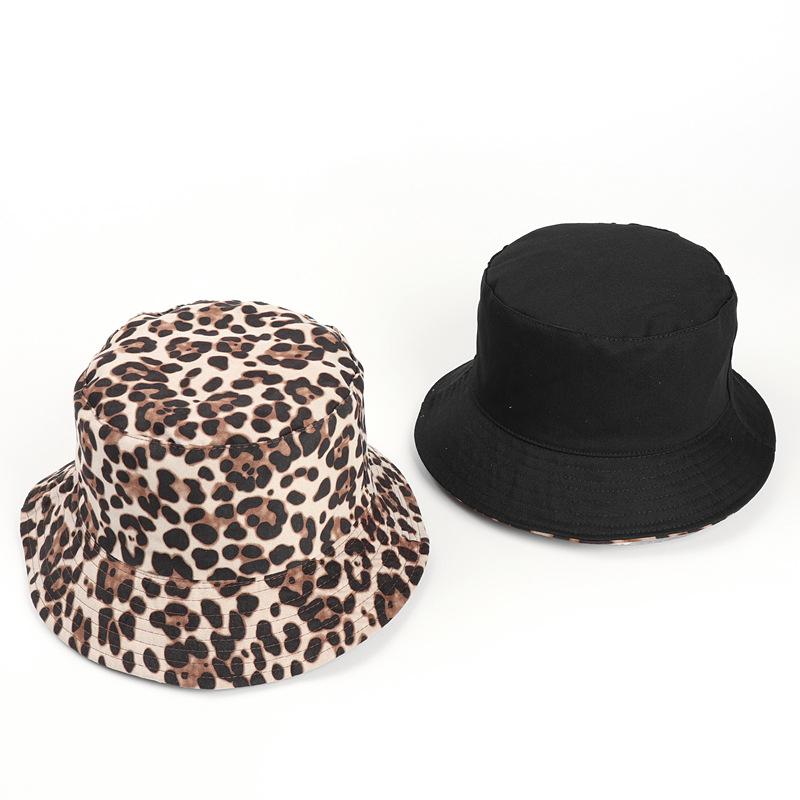 

Леопардовый принт Bucket Hat - Легкая, неэластичная кепка из полиэстера Fisherman для женщин и мужчин, рыболовная шляпа ONE SIZE