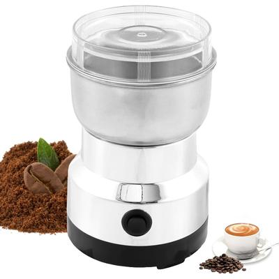 Elektrický mlýnek na kávu, mini mlýnek na koření se 4 noži z nerezové oceli, 300ml mlýnek na kávu s rychlým mletím, ovládání jedním tlačítkem