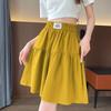 Ice Silk Quick-Dry Plus Size Skort: Women's 2026 Summer Loose Wide-Leg Capri