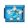 Fashion Zircon Heart Butterfly Moon Star Guitar Italian Charm Links Fit 9MM Stainless Steel Bracelet Jewelry Couple DIY Making