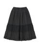 BAUF Vintage Frill Skirt [Black Check]