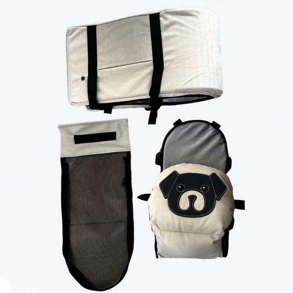 Hot Cute Pet Car Luggage Large Capacity Multifunction Pet Car Safety Seat Convenient Dog Car Backpack Outdoor Travel