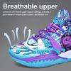 Mens Basketball Shoes Non-Slip Breathable Outdoor Sneakers Fashion Graffiti Sports Training Shoes for Running Walking