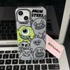 Cartoon Monster iPhone Case for iPhone 12 Pro Max To 17 - Silver, Multiple Colors Available