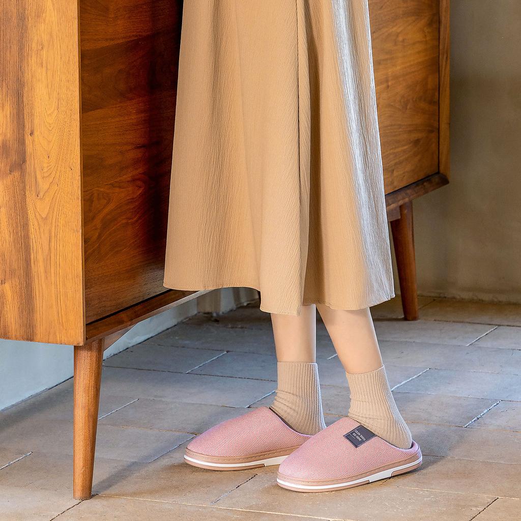 Winter Women Home Slippers Plush Warm Flat Slides Breathable Soft Non-slip Slippers Indoor Outdoor Men Casual Slippers