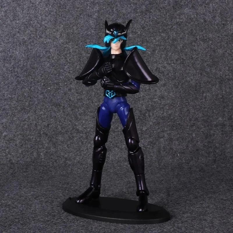19CM Japanese Anime Saint Seiya Figure Phoenix Ikki Hyoga Seiya Shiryu Standing Figure Toy PVC Box Figure Collection Decoration
