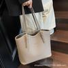 Large-capacity Commuting High-end Tote Bag for Women 2025 New Shoulder Bag Simple Fashion Hand-to-arm Bag