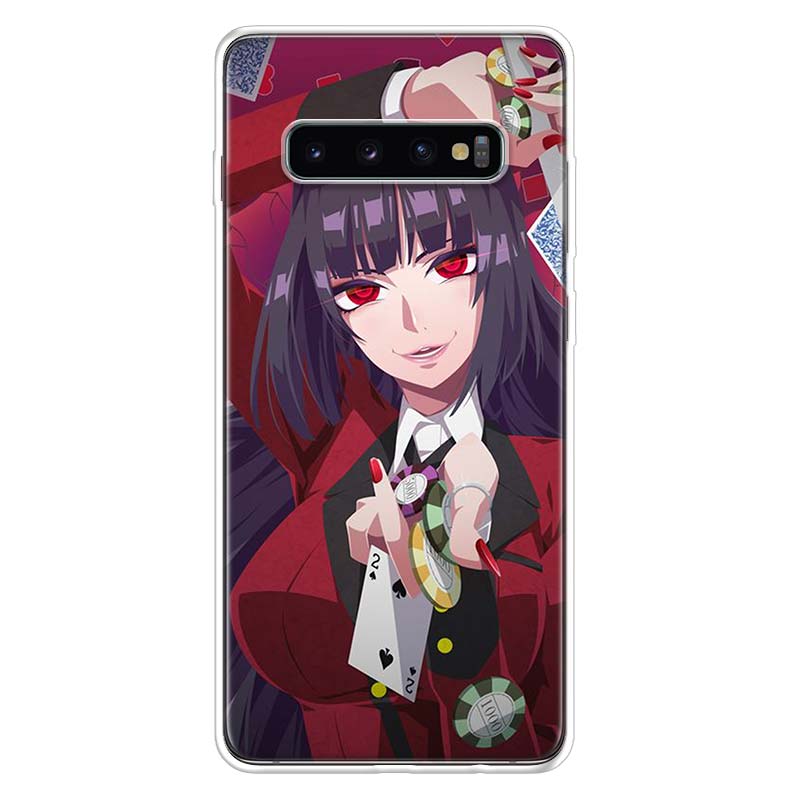 Anime Kakegurui Phone Case For Samsung Galaxy S26 S25 Edge S24 S23 Ultra S22 Plus S21 S20 FE Soft TPU Back Cover Funda Galaxy S2