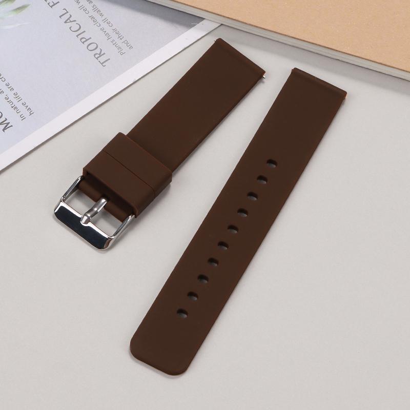 12/14/16/18mm 19mm 20mm 21mm 22mm 24mm Quick Release Silicone Strap for Huawei GT2/GT3 Smart Watch Bracelet Galaxy Watch 3 Band