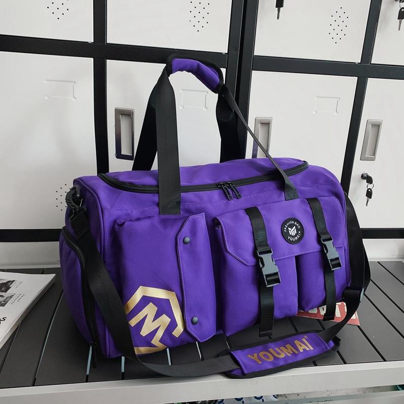 Men's Large Capacity Travel Backpack and Gym Bag with Wet/Dry Separation