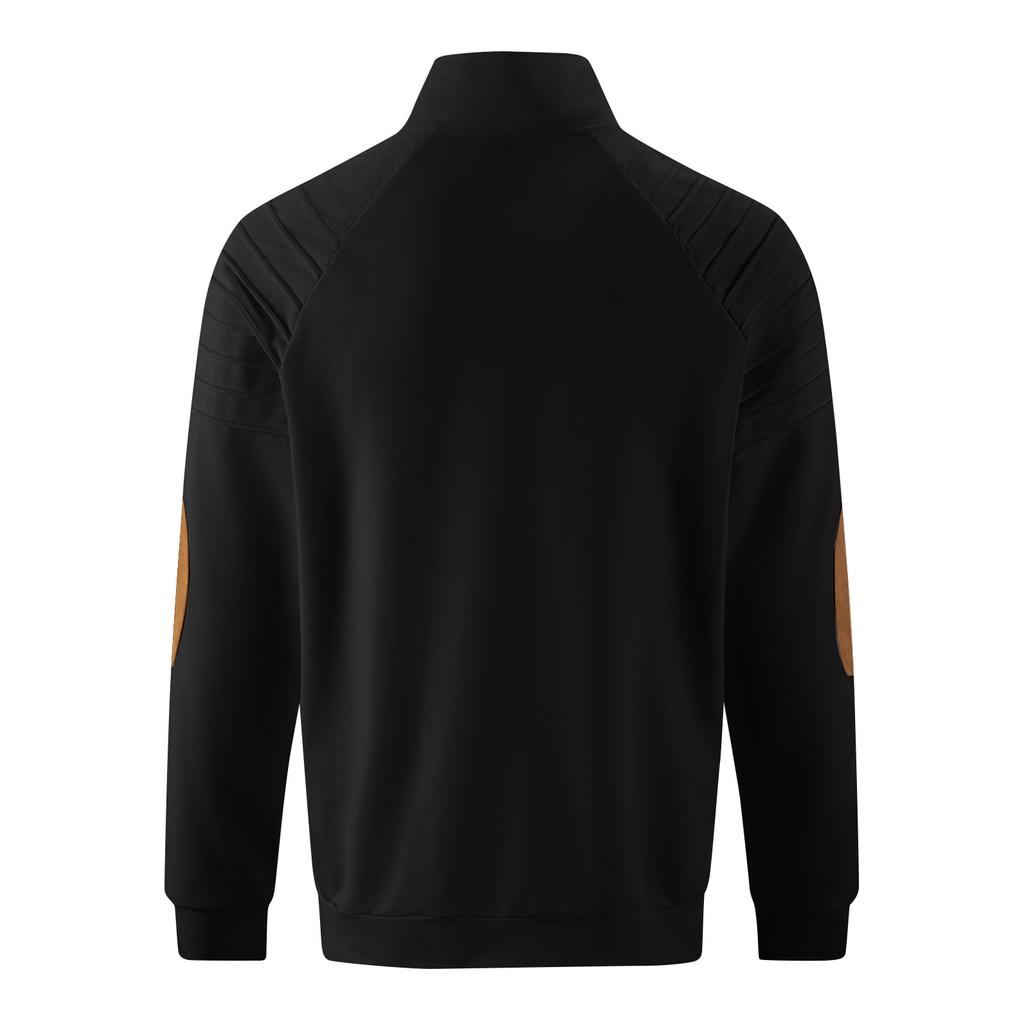 Men's Winter Solid Color Zipper Jacket Men's Casual Fashion Cardigan