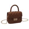 Bag Lingge Pu Material Princess Style Fashionable Bag For Middle School Girls