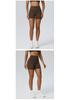 Damen High Waist Po-Hebende Yoga- und Laufshorts - Schnelltrocknend, Hohe Elastizität