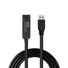 Rallonge USB 3.0 - LINDY - 10m - Type A Vers C - PVC Faible Toxicité - Plaqué or