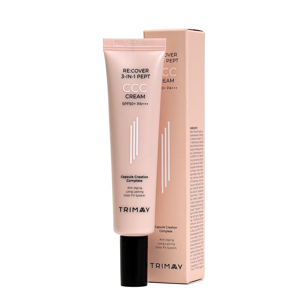 

Тримей Ре:покрытие 3-в-1 Pept CCC Cream SPF50+PA+++ 30мл 30ml × 1PC