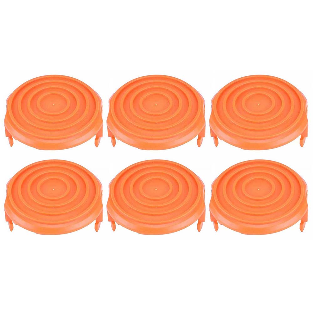 

6PCS Wire Reel Cap Compatible with Worx Lawn Mower Spool Cover Lid 50019417 A