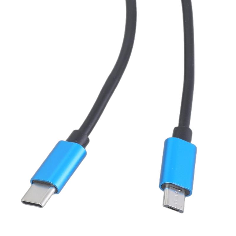 Multi Charger Cable Universal 2 in 1 Multiple USB Splitter Cable Charging Cord with Type C MicroUSB Port Connectors