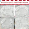 1 Set PVC Barrier White Fence Decorations Durable Hollow-Out Festive Surround Fence Winter Christmas Tree Holiday 30x10cm