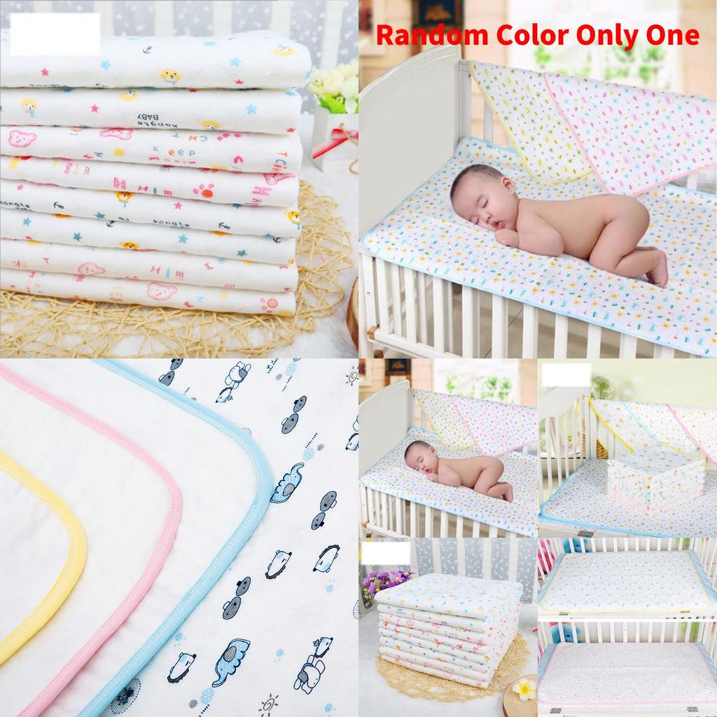 Kinder-Unterlage mit Baumwoll-Saugfähigkeit, Bettschutz für Baby- und Kleinkindbetten, Sicherheit