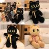 Fluffy Cat Plush Toy With Soft Pp Cotton Filling For Kids Bedroom Decor And Comfort