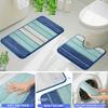 Bath Mat Set 50×80CM and 40×50CM Extra Soft Absorbent Microfiber Non-Slip Rugs for Shower Floor Bathmat Bathroom Accessori Decor