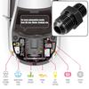 X AUTOHAUX 6AN Male To M12 X 1.5mm Male Metric Thread Fitting Adapter Flare