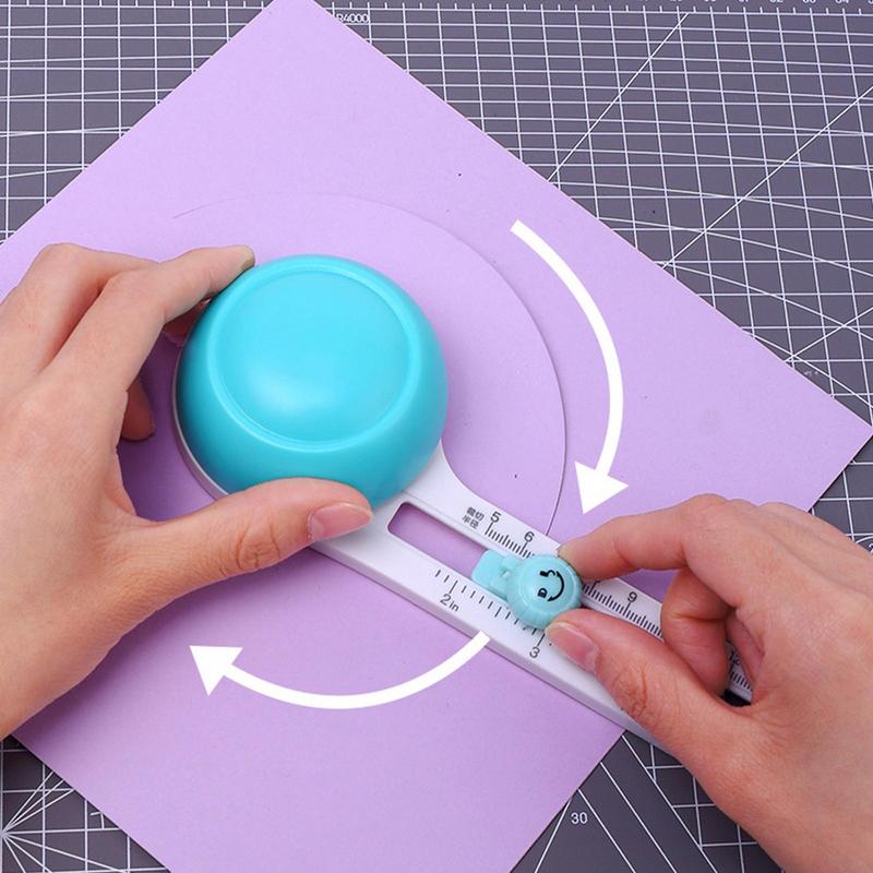 Round Cutting Knife Patchwork Compass Circle Cutter Scrapbooking Cutters Circular Paper Scrapbooking Cards Cutters DIY Tools