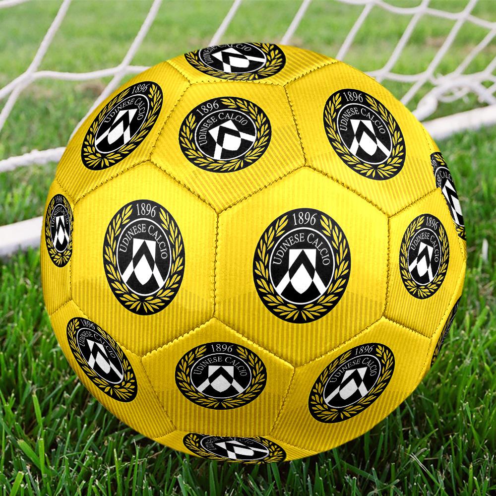 1pc Udinese CalcioIndoor Soccer Ball Colorful All Ages Machine Stitched PVC Competition Ready Durable High-Bounce HE3