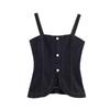 Damen Sommer 2026 Europäische & Amerikanische Mode Sexy Enganliegendes Jeans-Trägertop