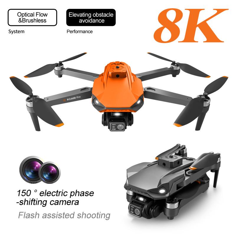 RG608PRO Drone: Night Vision, Dual Camera, Obstacle Avoidance, Remote Control, 4-Axis Aircraft
