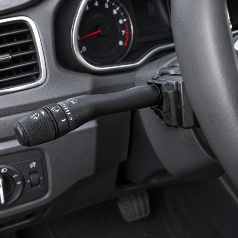YL3Z13K359ABA Multifunction Combination Stalk with Wiper and Washer Position Symbols for 1999-2003 F150, Black ABS Housing and Existing Wiring Layout,
