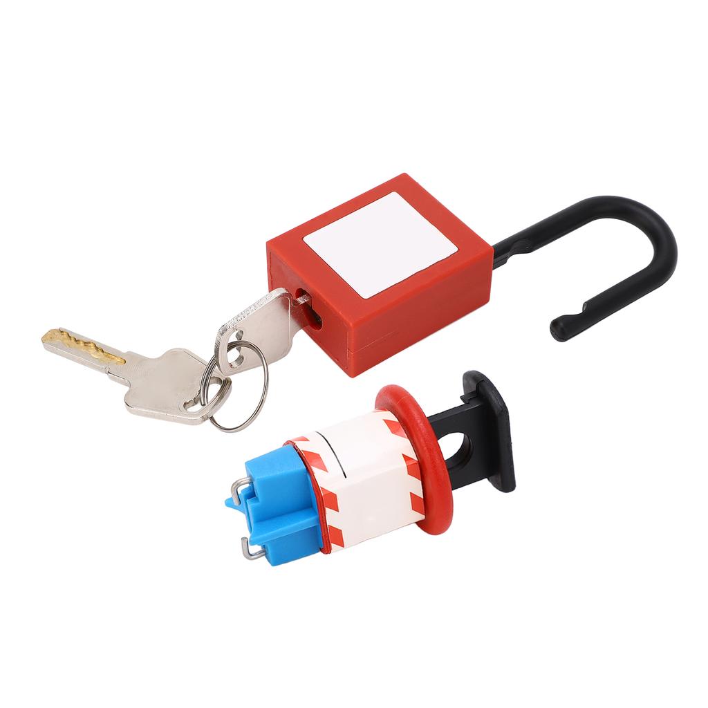 Pin Out Standard Circuit Breaker Lock Padlock Set Electrical Air Breaker Switch Handle Lockout with Safety Padlock