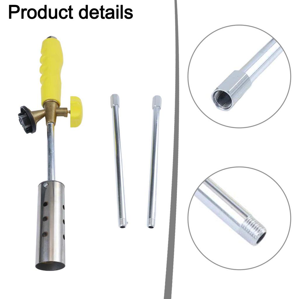 Grass Burner Grass Killer Kit Shrub Butane Gas Torch Fire Garden Tool Outdoor Weeding Burning Pig Hair Large-Caliber Spray-gun