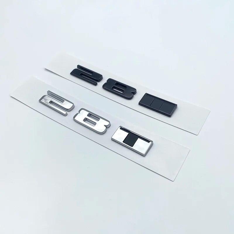 3D ABS Glossy Black Silver Letters 25T 28T 40T AWD Emblem for Cadillac CT4 CT5 CT6 Car Fender Trunk Rear  Logo Sticker