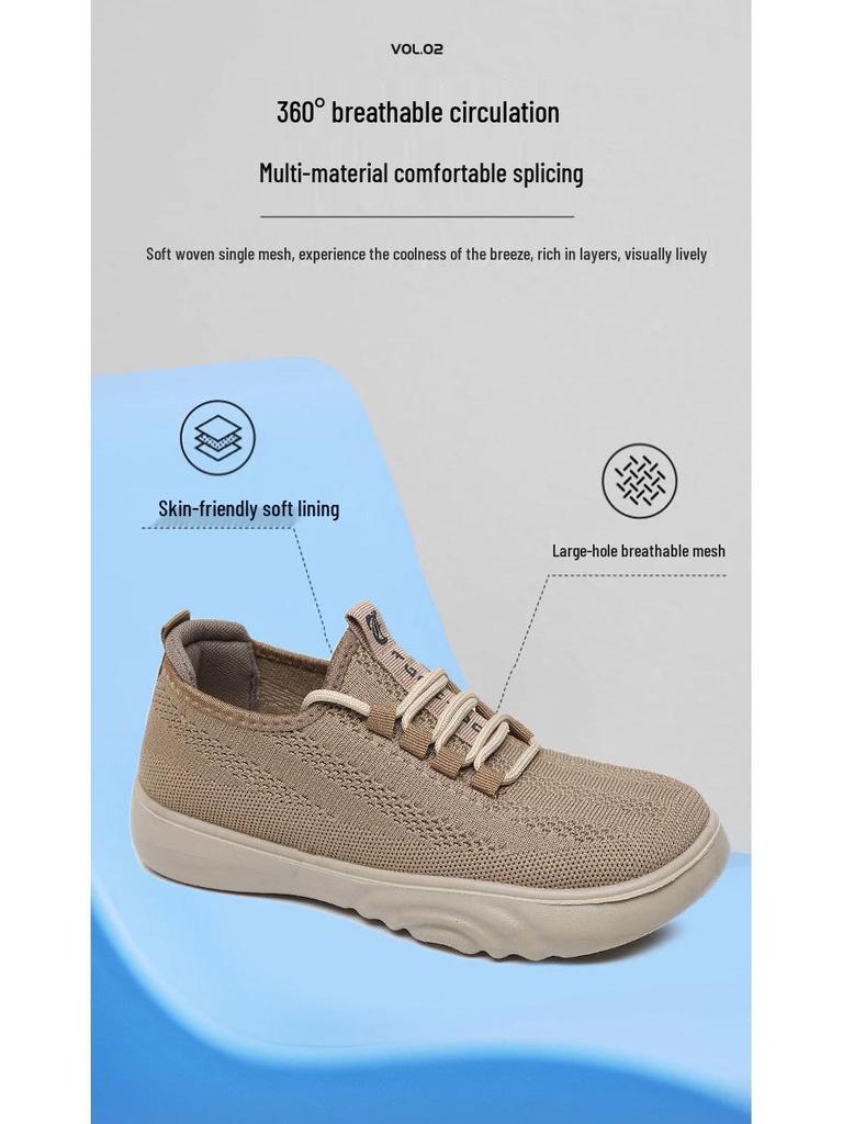 Women's Slip-on Lightweight Loafers: Comfortable, Breathable, Soft Sole Casual Shoes for Spring and Autumn