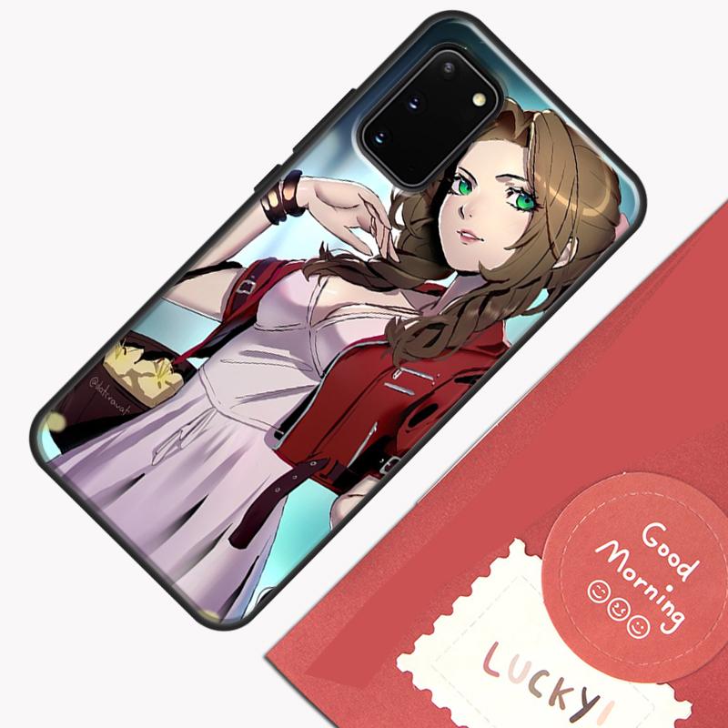 Aerith Gainsborough Final Fantasy Case For Samsung Galaxy S22 S21 S23 Ultra Note 20 S8 S9 S10 Note 10 Plus S20 FE Back Cover