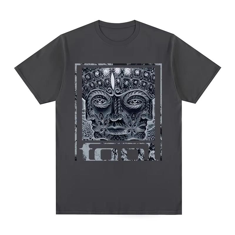 Neues Sommer Streetwear Baumwoll Vintage T-Shirt für Damen & Herren mit Werkzeug 10000 Days Band Grafikdruck T-Shirt