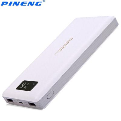 10000mAh Cargador de Banco Polymer Batería Power Pack construido en el maquillaje Espejo Gris