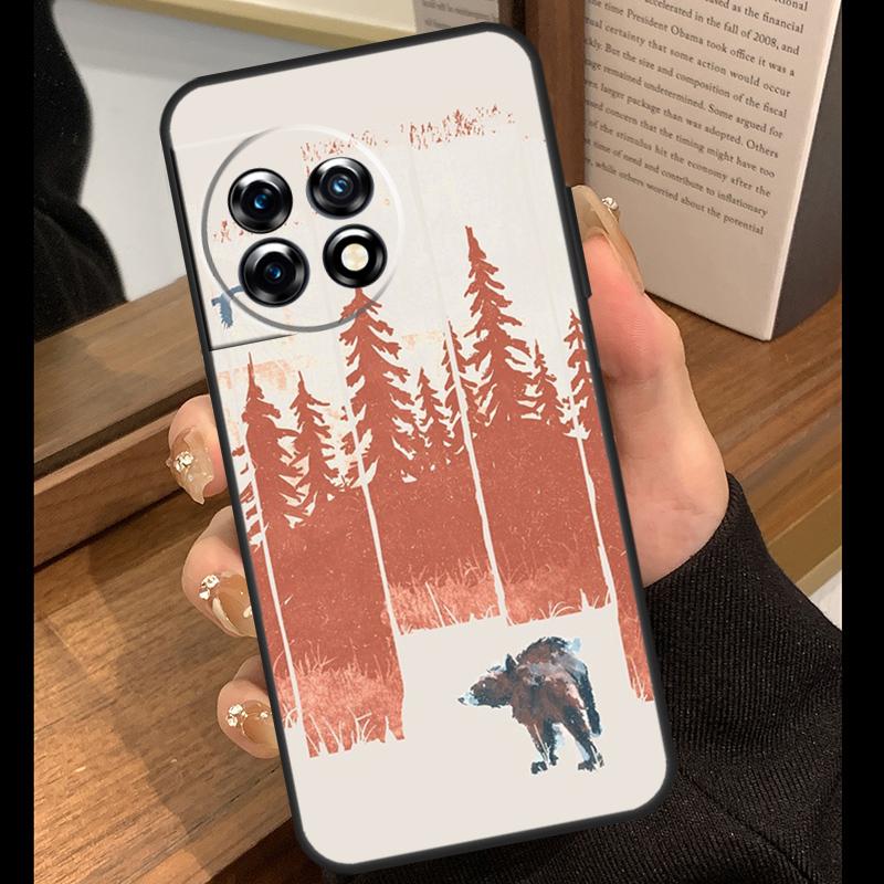 Wild MountainsMoon Lake Case For OnePlus 15 13 12 11 10 15R 13R 12R 10T 13T OnePlus Nord 5 CE 4 3 Lite N20 N30 Cover